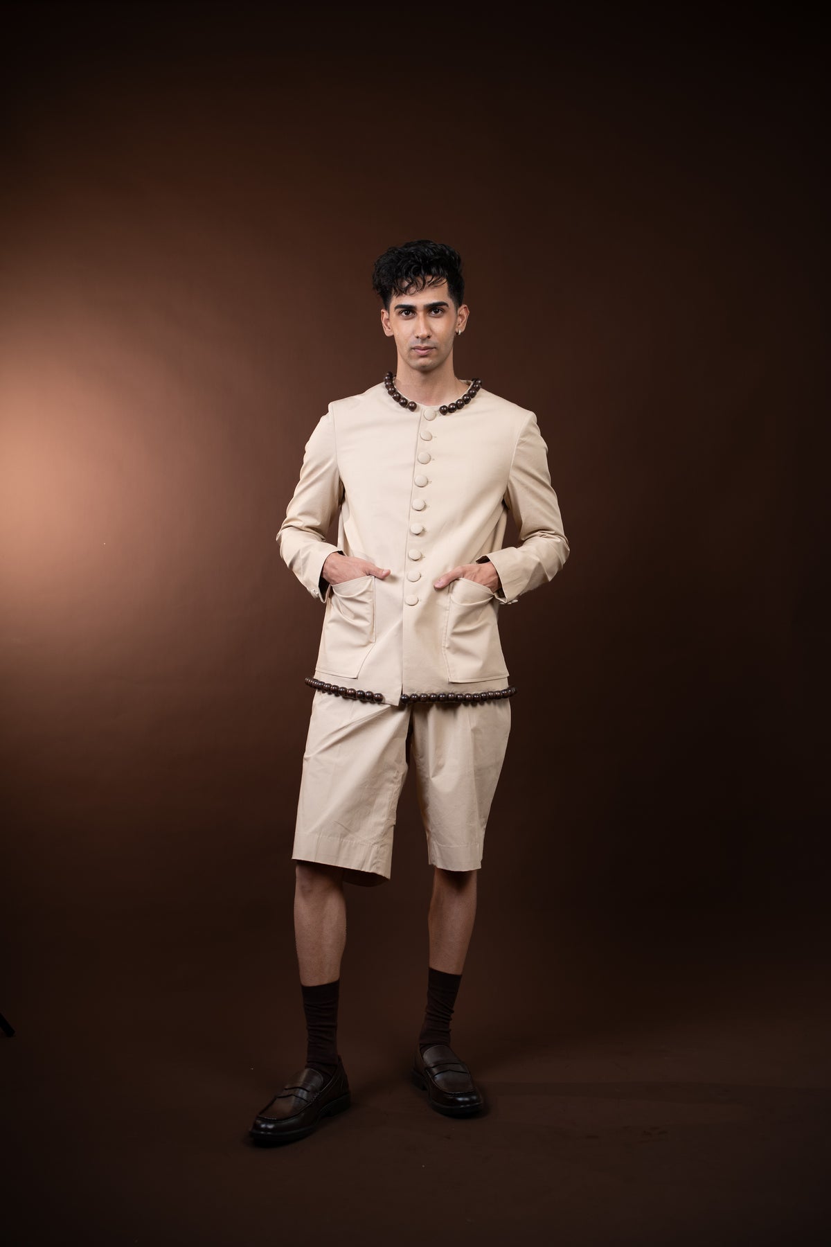 Wooden Bead Tailored Set